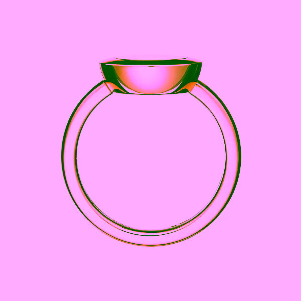 Gold Ring Chopard Happy Diamonds 82A018-5000