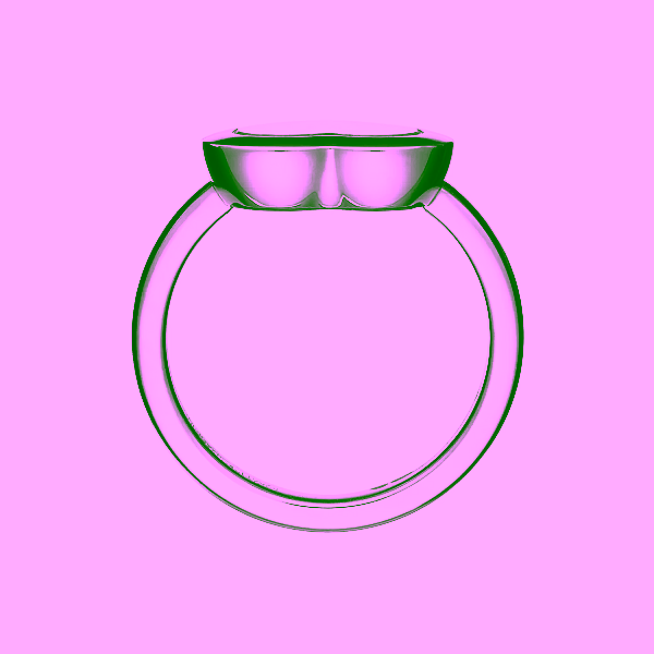 Gold Ring Chopard Happy Diamonds 82A611-1000