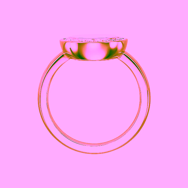 Gold Ring Chopard Happy Diamonds 82A611-5200