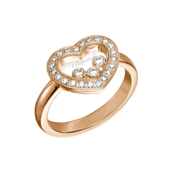 Gold Ring Chopard Happy Diamonds 82A611-5200