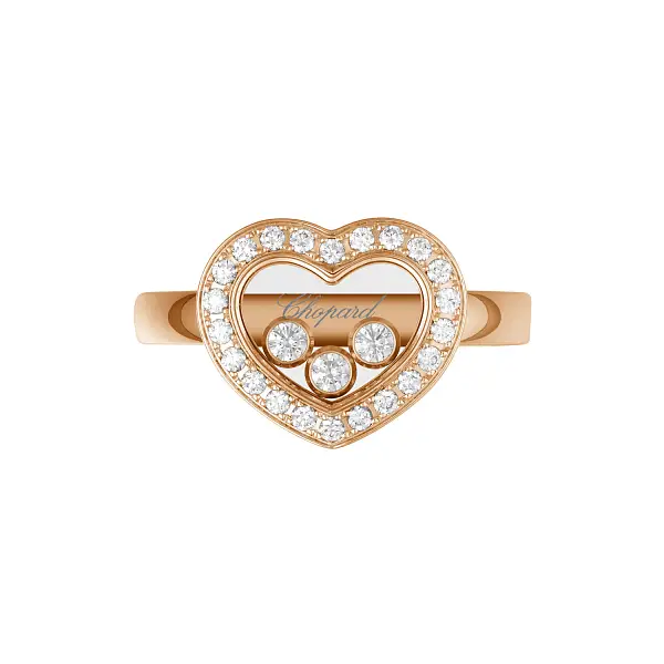 Gold Ring Chopard Happy Diamonds 82A611-5211