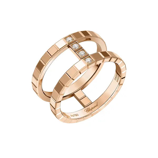 Gold Ring Chopard Ice Cube 827006-5003