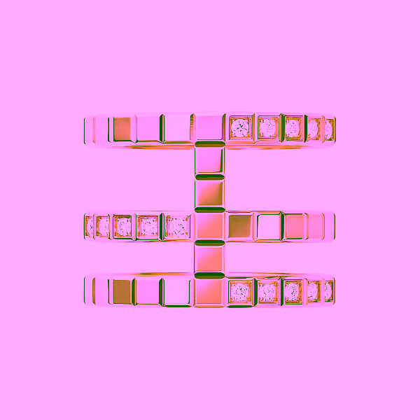 Gold Ring Chopard Ice Cube 827007-5008