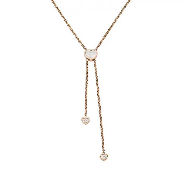 Gold Necklace Chopard Happy Hearts 81A148-5301