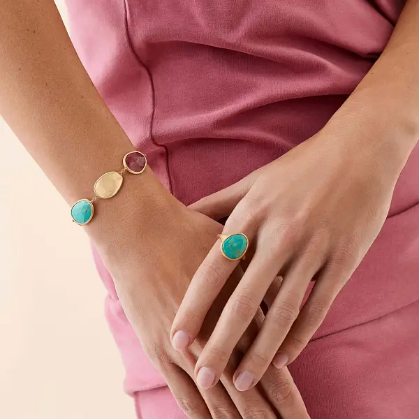 Gold Bracelet Marco Bicego Lunaria Color