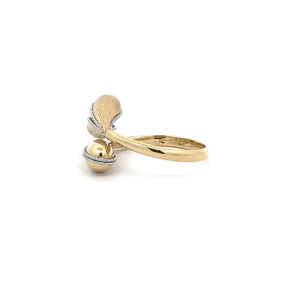 Gold Ring with Green Stone