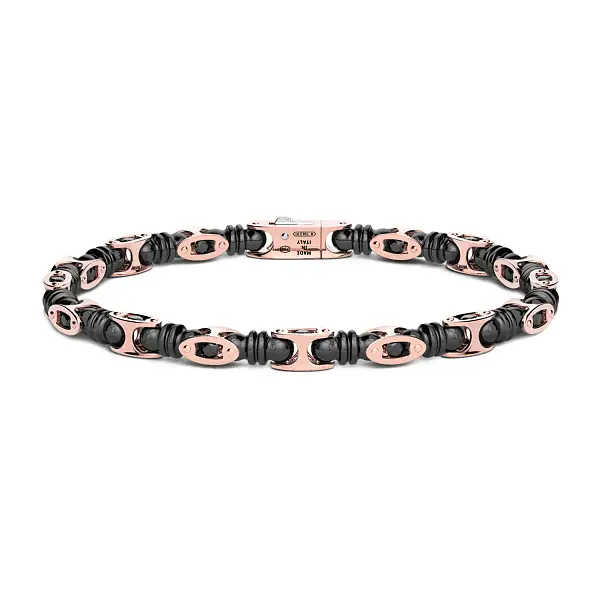 Zancan Ceramikgold Gold Bracelet KB050R-N