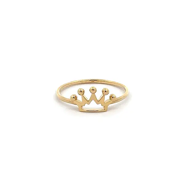 Gold Crown Ring