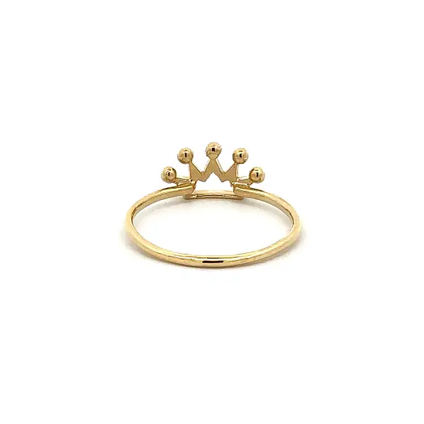 Gold Crown Ring
