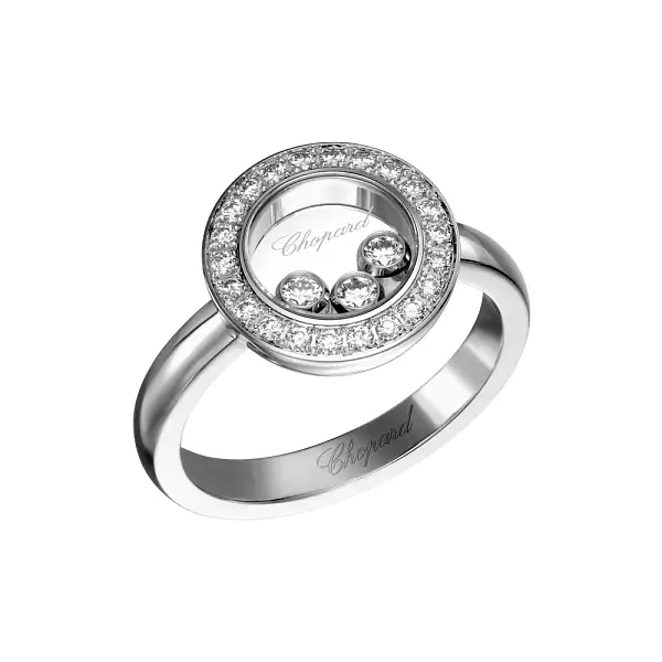 Gold Ring Chopard Happy Diamonds 82A018-1200