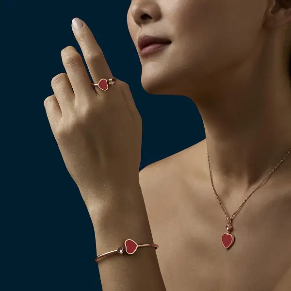 Chopard Happy Hearts Gold Necklace 797482-5820