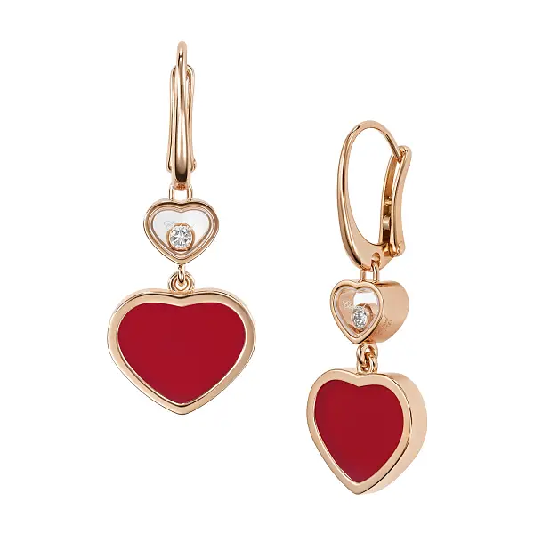 Chopard Happy Hearts Gold Earrings 837482-5820