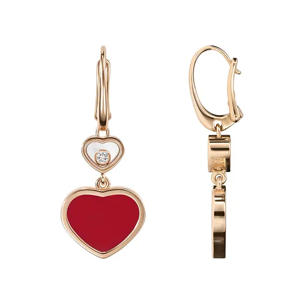 Chopard Happy Hearts Gold Earrings 837482-5820