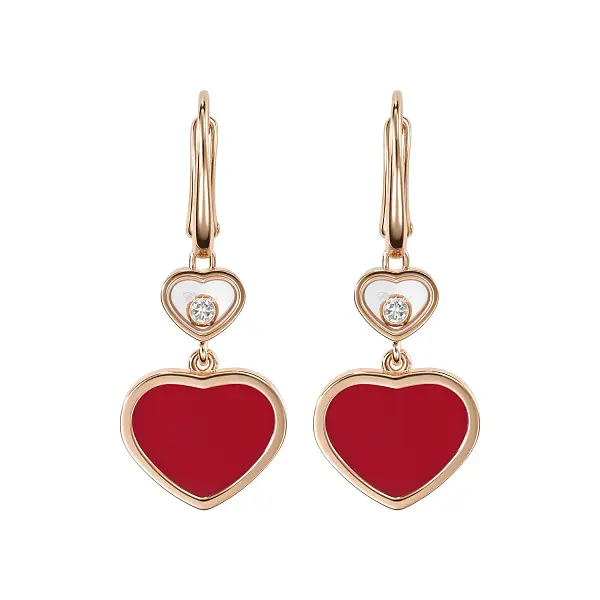 Chopard Happy Hearts Gold Earrings 837482-5820