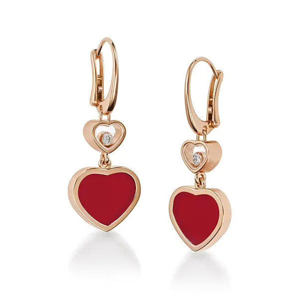 Chopard Happy Hearts Gold Earrings 837482-5820