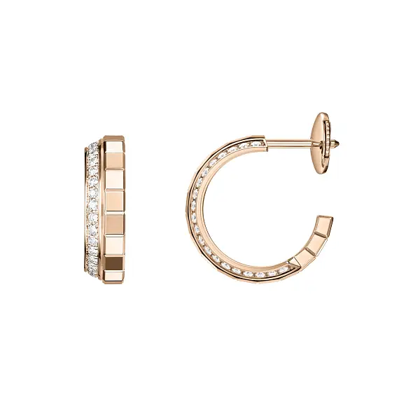 Chopard Ice Cube Gold Earrings 837008-5001
