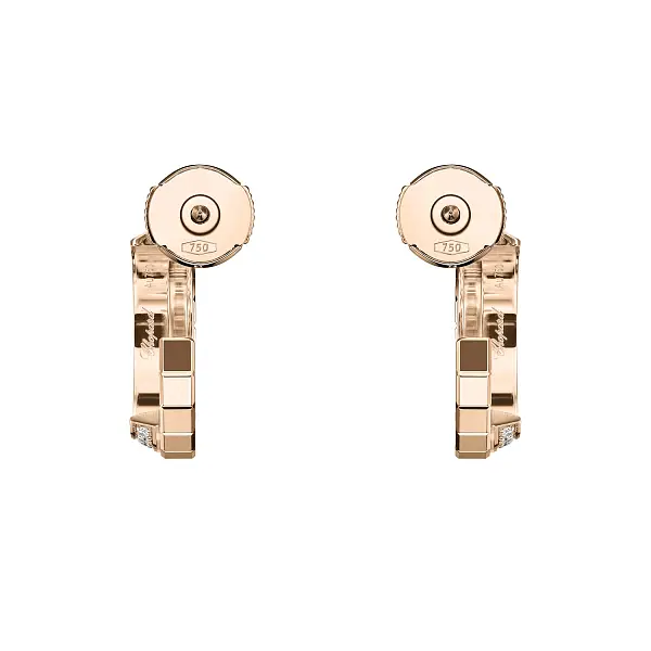 Chopard Ice Cube Gold Earrings 837008-5001