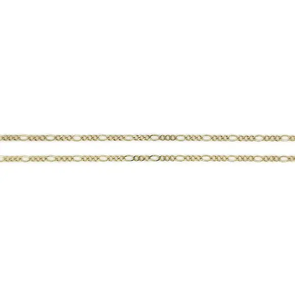 Gold Figaro Chain Necklace