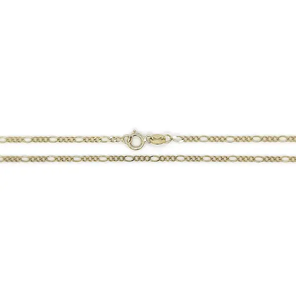 Gold Figaro Chain Necklace