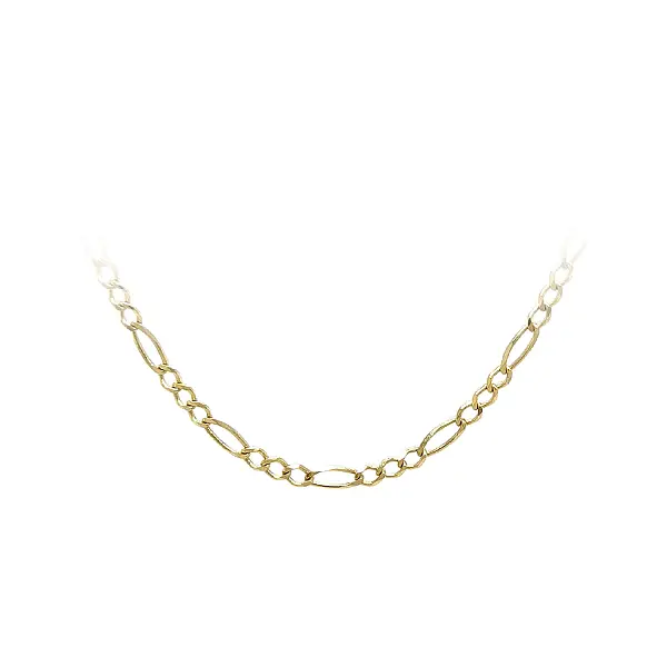 Gold Figaro Chain Necklace