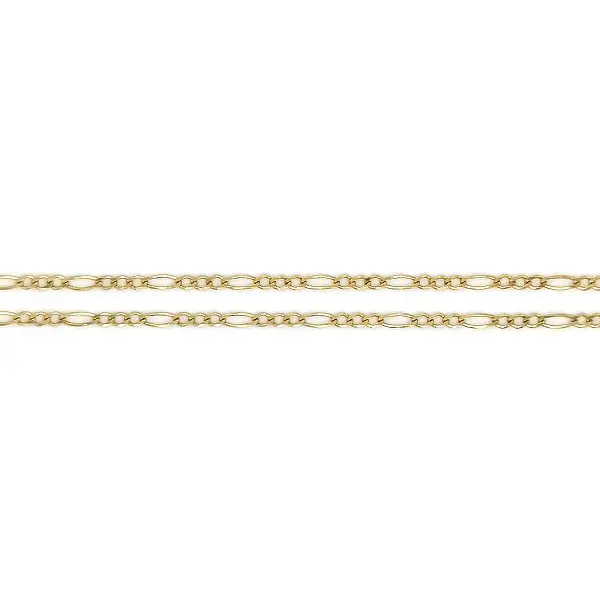 Gold Figaro Chain Necklace