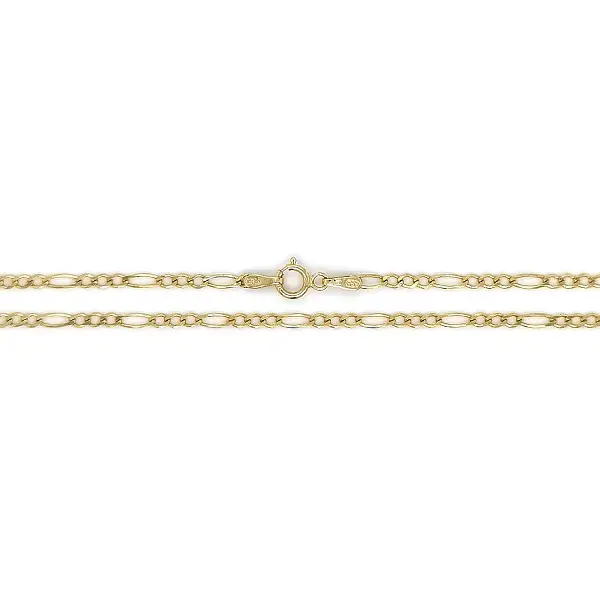 Gold Figaro Chain Necklace
