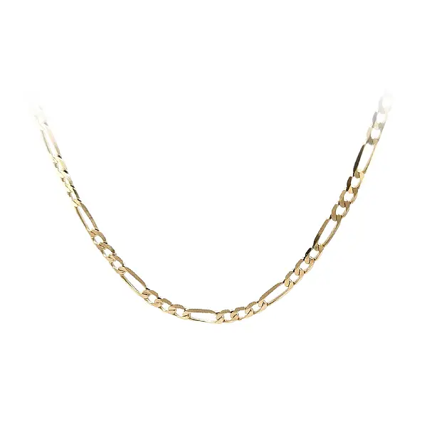 Gold Figaro Chain Necklace