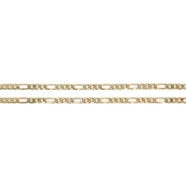 Gold Figaro Chain Necklace