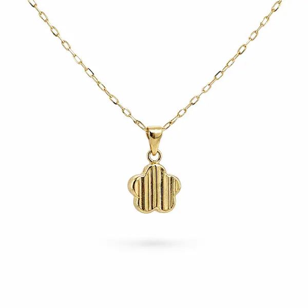 Gold Four-Leaf Clover Pendant