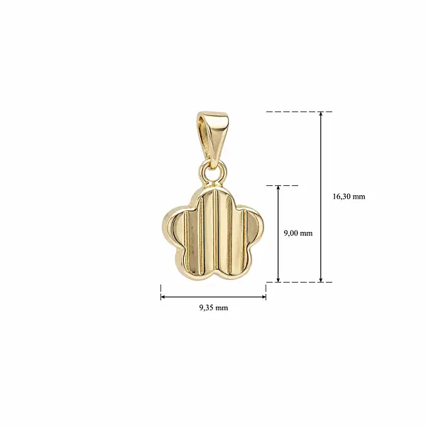 Gold Four-Leaf Clover Pendant