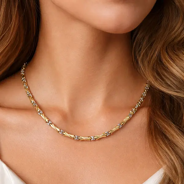 Two-Tone Gold Necklace