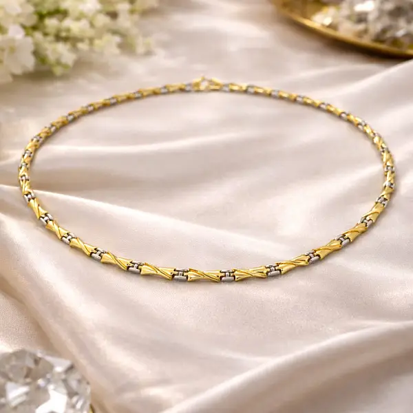 Two-Tone Gold Necklace