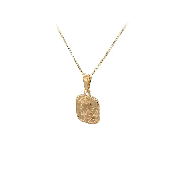 Gold Pendant with the Motif of Jesus Christ