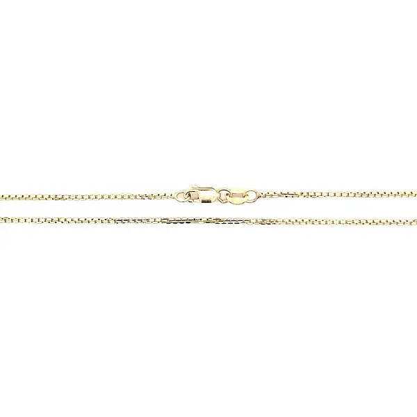 Delicate Gold Box Chain