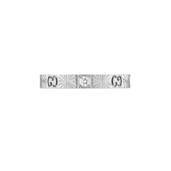 Gold Ring Gucci Icon with Diamond YBC727892003