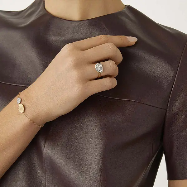 Marco Bicego Lunaria Gold Ring AB578 B YW