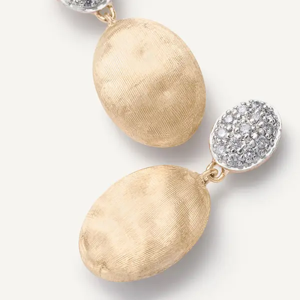 Gold Earrings Marco Bicego Siviglia OB1289 B YW