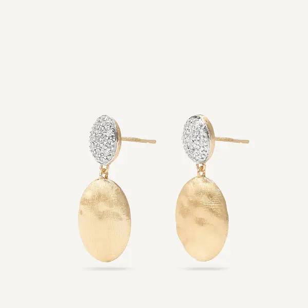 Gold Earrings Marco Bicego Siviglia OB1289 B YW