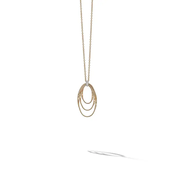 Gold Pendant Marco Bicego Marrakech Onde CG785 B YW