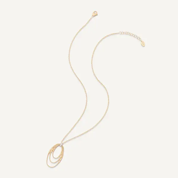 Gold Pendant Marco Bicego Marrakech Onde CG785 B YW