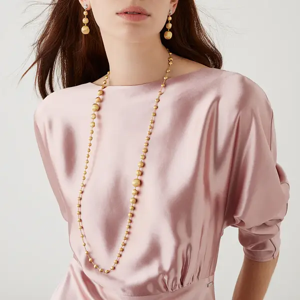 Gold Necklace Marco Bicego Africa CB1417 Y 02