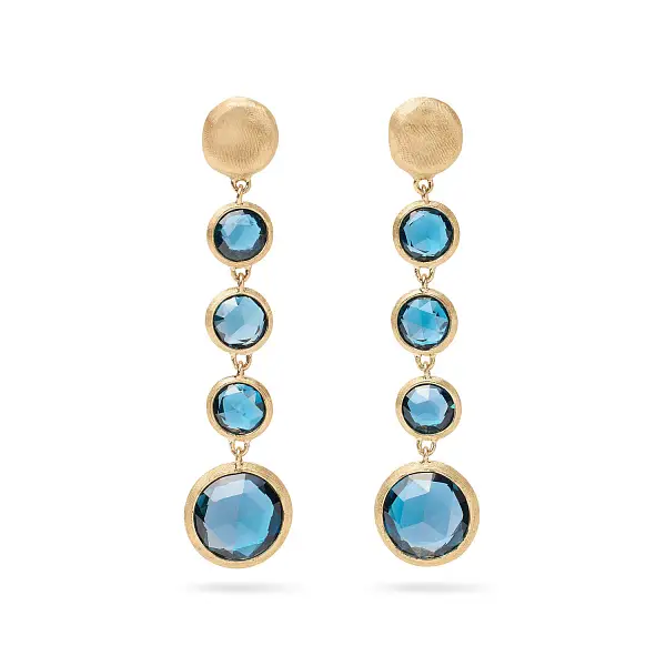 Gold Earrings Marco Bicego Jaipur OB901 TPL01 Y