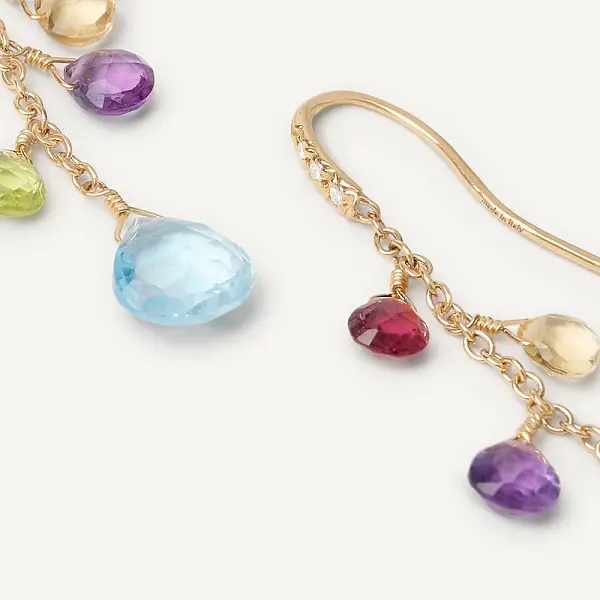 Gold Earrings Marco Bicego Paradise OB1743-AB MIX01T Y