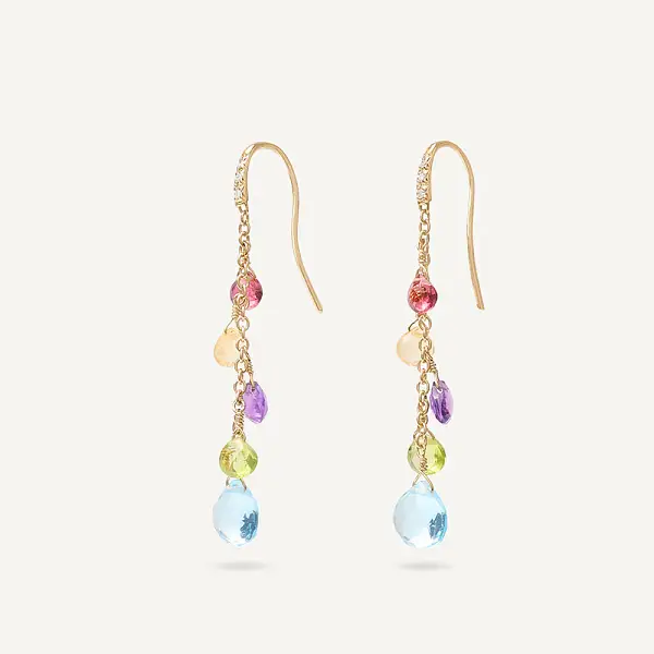 Gold Earrings Marco Bicego Paradise OB1743-AB MIX01T Y