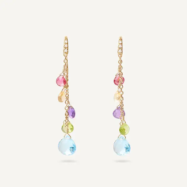 Gold Earrings Marco Bicego Paradise OB1743-AB MIX01T Y