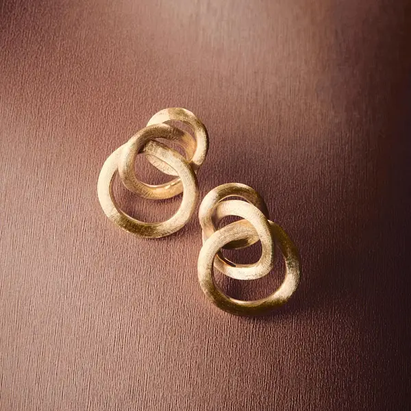 Gold Earrings Marco Bicego Jaipur Link OB938 Y