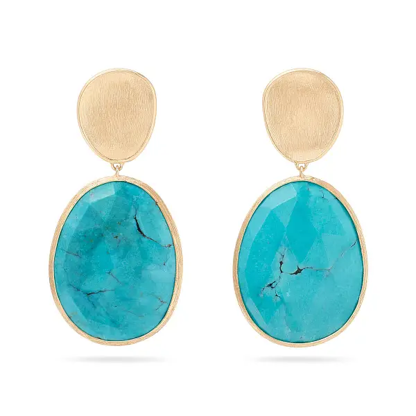 Gold Earrings Marco Bicego Lunaria OB1404 TUM01 Y