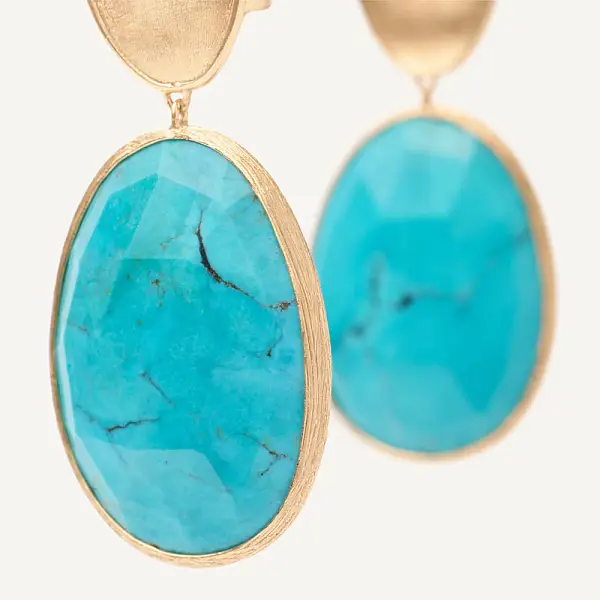 Gold Earrings Marco Bicego Lunaria OB1404 TUM01 Y