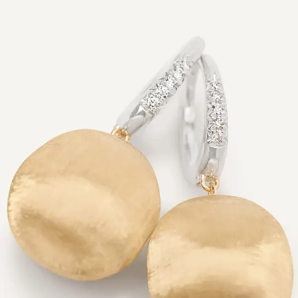 Gold Earrings Marco Bicego Africa OB1884-M B YW Q6