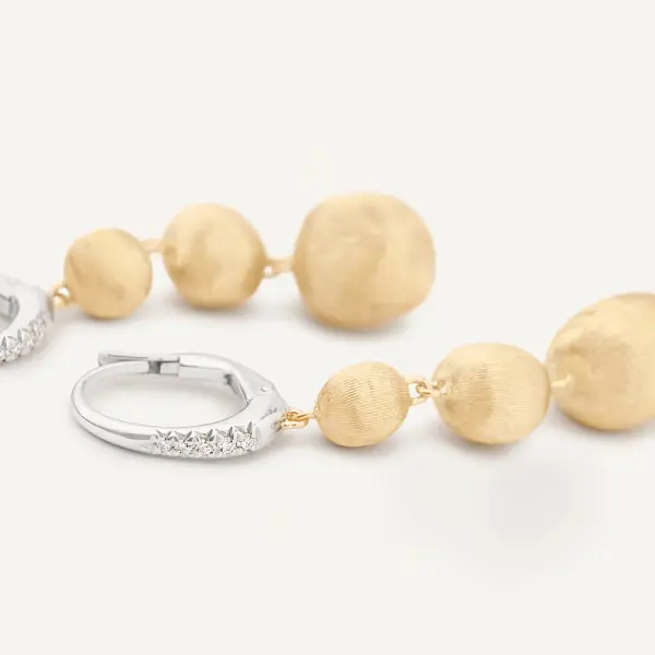 Gold Earrings Marco Bicego Africa OB1885-M B YW Q6